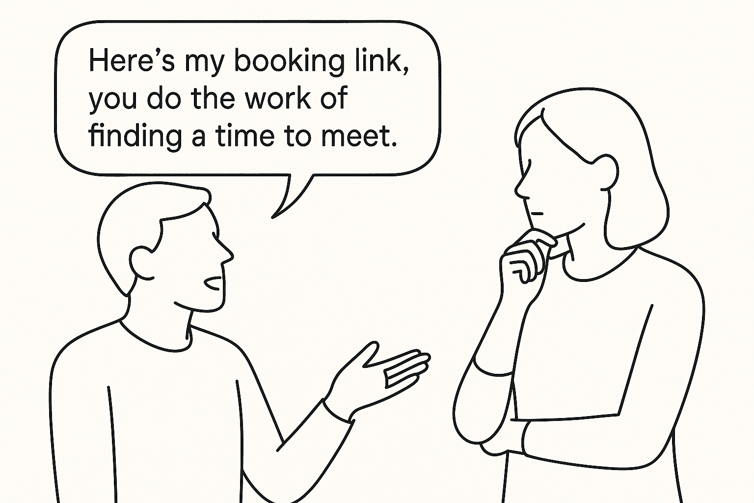 The Hidden Signal Your Booking Link Sends to Executives